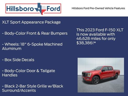 Used 2023 Ford F150 XLT w/ Equipment Group 302A High AWD/4WD image 13