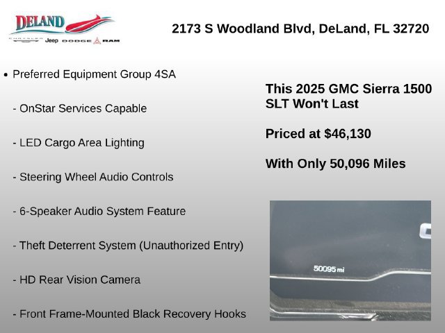 Used 2025 GMC Sierra 1500 SLT w/ SLT Premium Plus Package AWD/4WD image 14