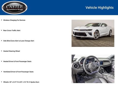 Used 2016 Chevrolet Camaro SS RWD image 12