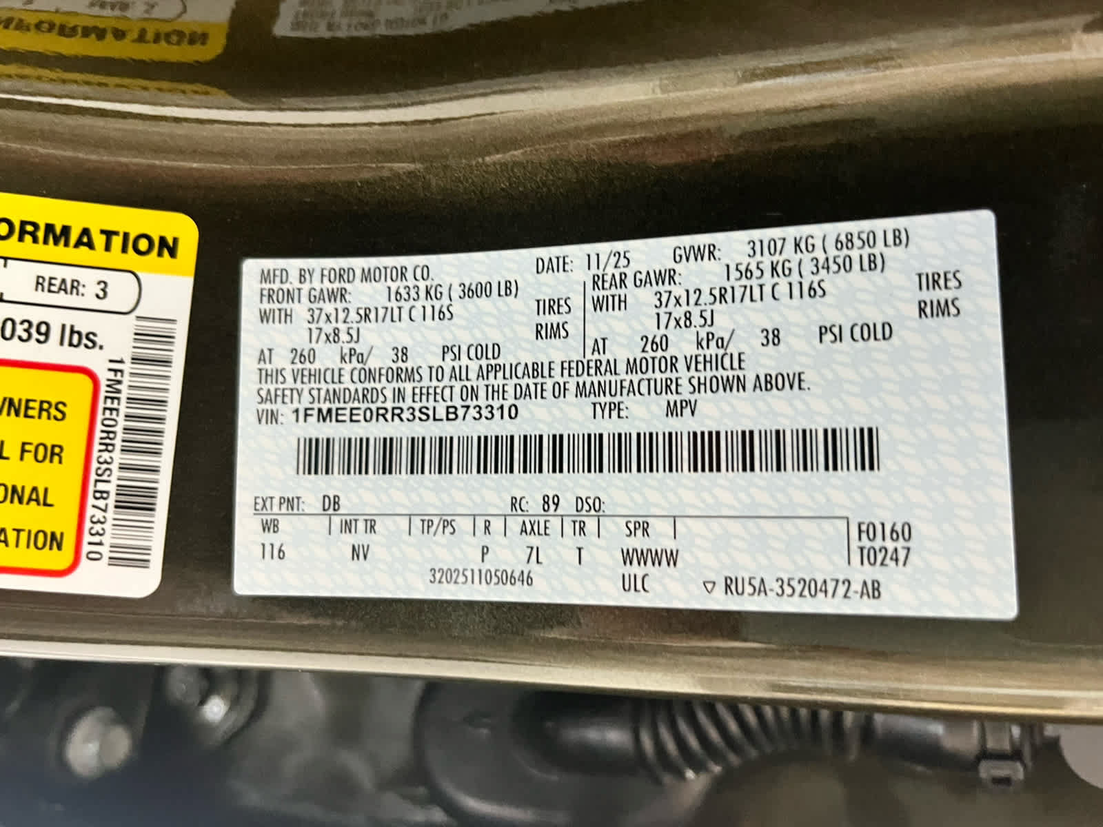 Certified 2025 Ford Bronco Raptor AWD/4WD image 12