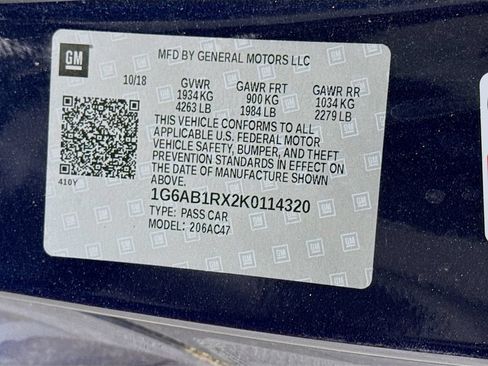 Used 2019 Cadillac ATS Luxury w/ Safety and Security Package RWD image 30