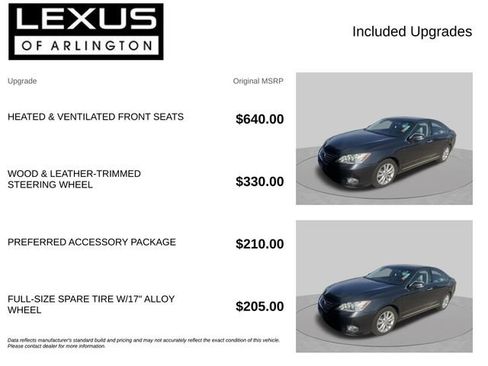 Used 2010 Lexus ES 350 w/ Preferred Accessory Package FWD image 4