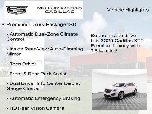 Certified 2025 Cadillac XT5 Premium Luxury AWD/4WD image 7