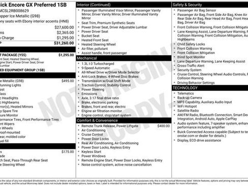 Used 2024 Buick Encore GX Preferred w/ Comfort Package AWD/4WD image 6