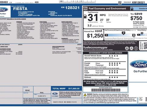 Used 2019 Ford Fiesta SE image 28
