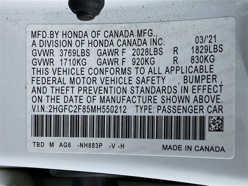 Used 2021 Honda Civic Sport image 26