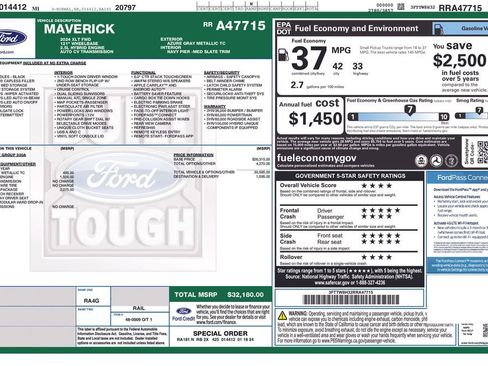 Used 2024 Ford Maverick XLT w/ XLT Luxury Package FWD image 12