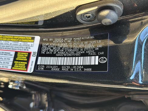 Certified 2022 Lexus ES 350 w/ Premium Package image 37