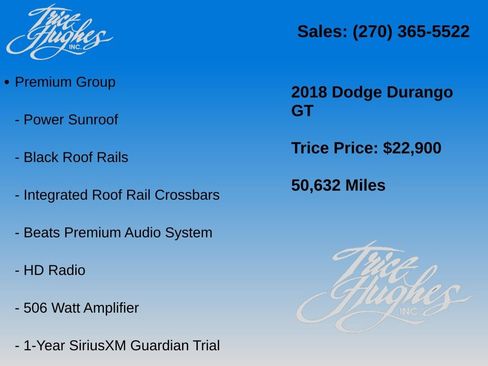 Used 2018 Dodge Durango GT w/ Premium Group AWD/4WD image 7