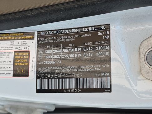 Used 2015 Mercedes-Benz ML 350 2WD image 37