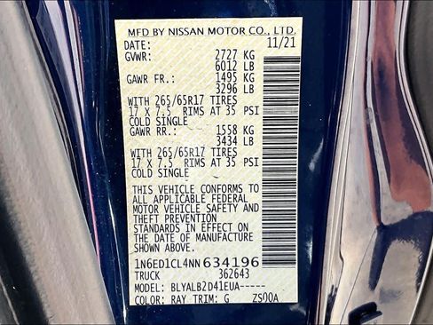 Certified 2022 Nissan Frontier SV RWD image 33