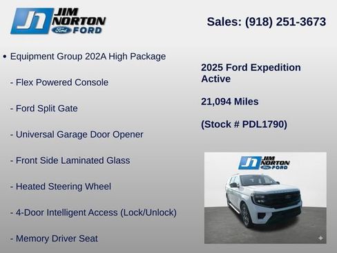 Used 2025 Ford Expedition Active AWD/4WD image 14