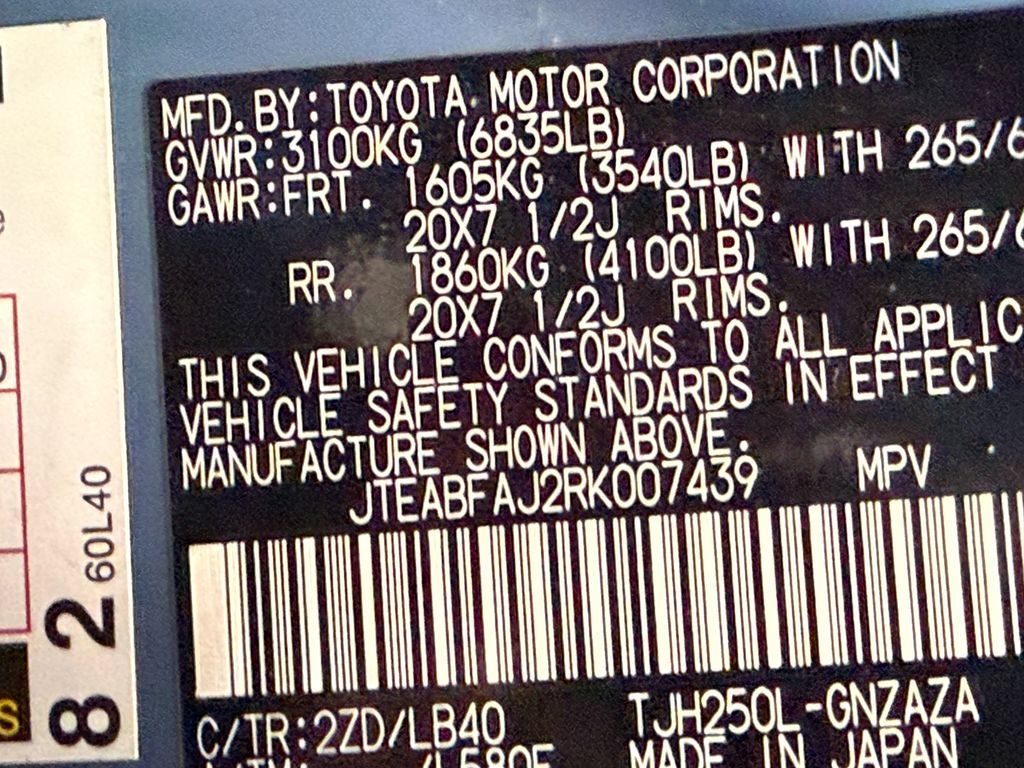 Used 2024 Toyota Land Cruiser w/ Premium Package AWD/4WD image 52