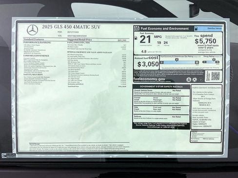 New 2025 Mercedes-Benz GLS 450 4MATIC image 13