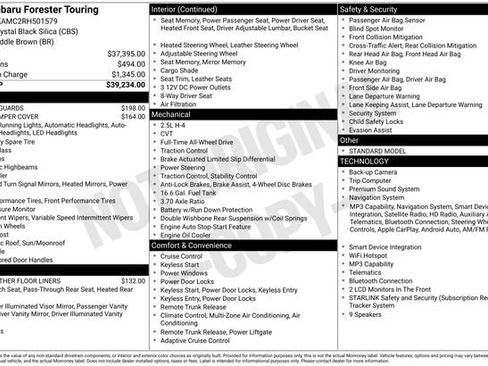 Used 2024 Subaru Forester Touring AWD/4WD image 35