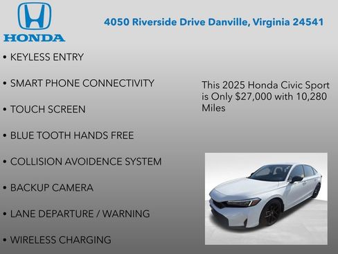 Used 2025 Honda Civic Sport image 7