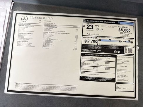 New 2026 Mercedes-Benz GLE 350 4MATIC image 9