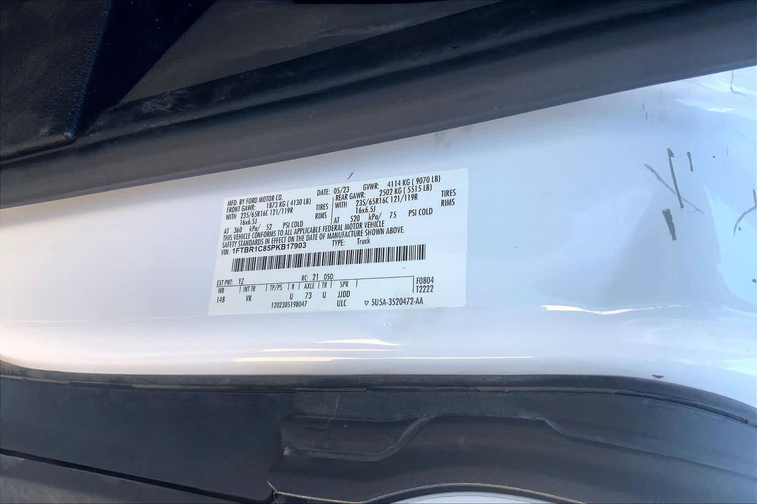 Used 2023 Ford Transit 250 Medium Roof w/ Load Area Protection Package RWD image 33