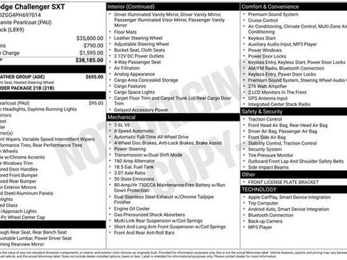 Used 2023 Dodge Challenger SXT w/ Cold Weather Group image 43