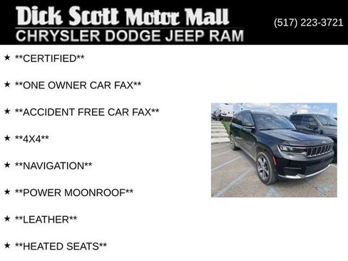 Certified 2025 Jeep Grand Cherokee L Limited AWD/4WD image 5