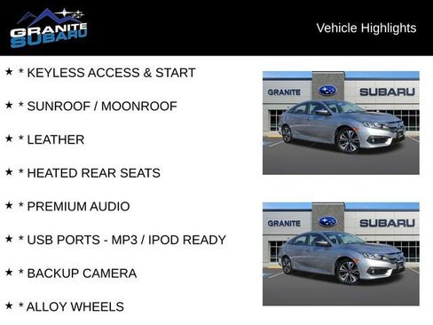 Used 2016 Honda Civic EX-L image 2