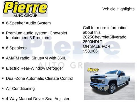 Used 2025 Chevrolet Silverado 2500 LT w/ Convenience Package AWD/4WD image 12
