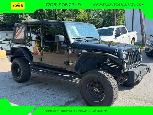 Used 2016 Jeep Wrangler Unlimited Sport w/ Max Tow Package AWD/4WD image 3