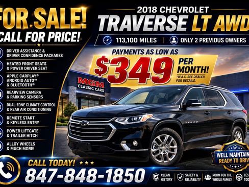 Used 2018 Chevrolet Traverse LT AWD/4WD image 1