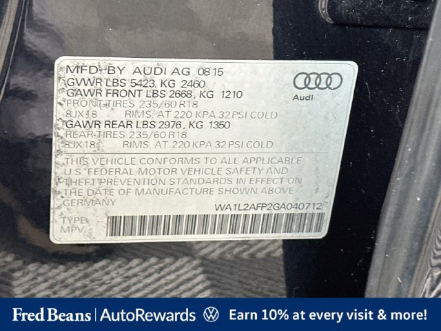 Used 2016 Audi Q5 2.0T Premium Plus w/ Technology Package AWD/4WD image 40