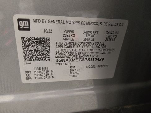 Used 2023 Chevrolet Equinox RS w/ RS Leather Package FWD image 33