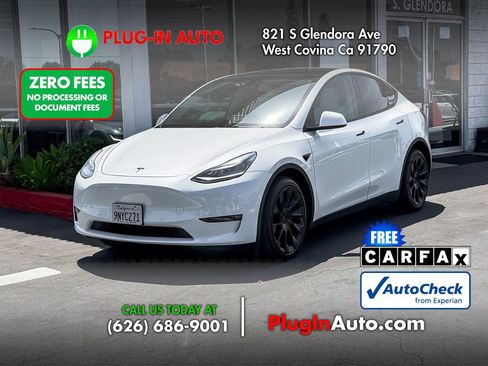 Used 2021 Tesla Model Y Long Range AWD/4WD image 1