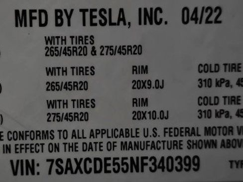 Used 2022 Tesla Model X AWD/4WD image 42