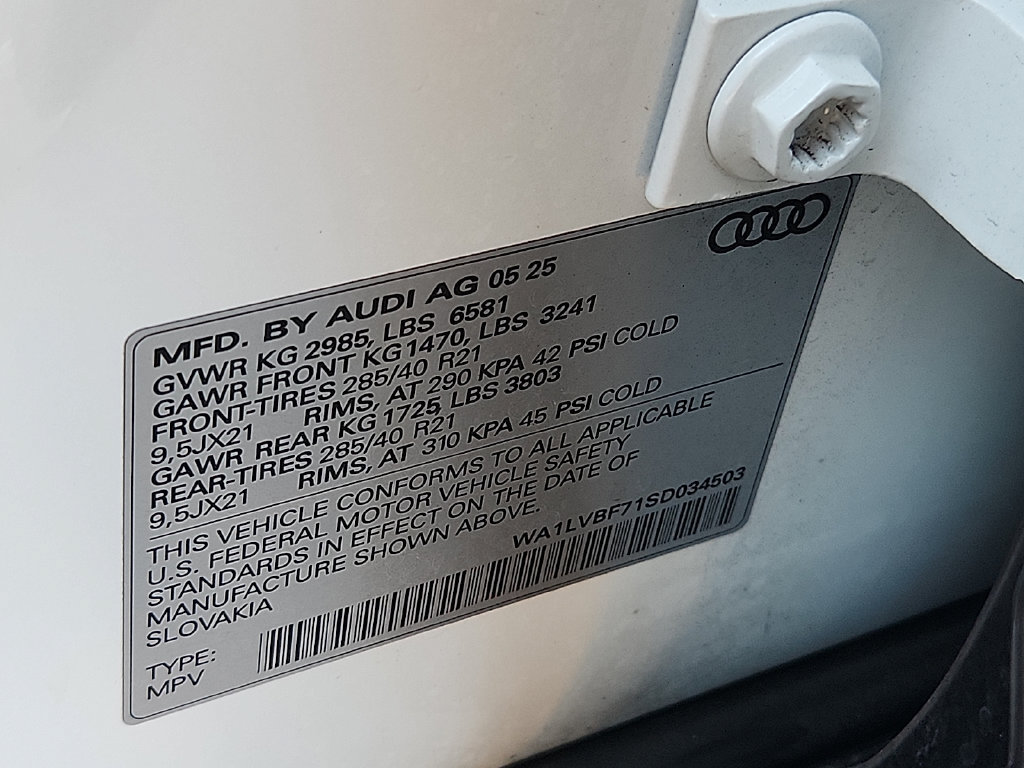 Certified 2025 Audi Q7 Premium Plus w/ Premium Plus Package AWD/4WD image 27