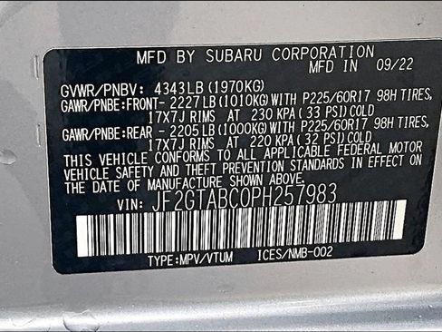 Used 2023 Subaru Crosstrek 2.0i AWD/4WD image 34