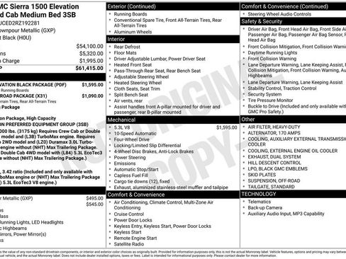 Certified 2024 GMC Sierra 1500 Elevation w/ LPO, Elevation Black Package AWD/4WD image 46