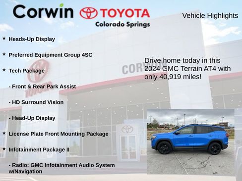 Used 2024 GMC Terrain AT4 w/ Infotainment Package II AWD/4WD image 7