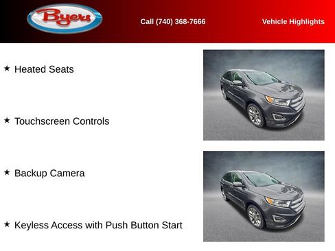 Used 2018 Ford Edge Titanium w/ Technology Package AWD/4WD image 9