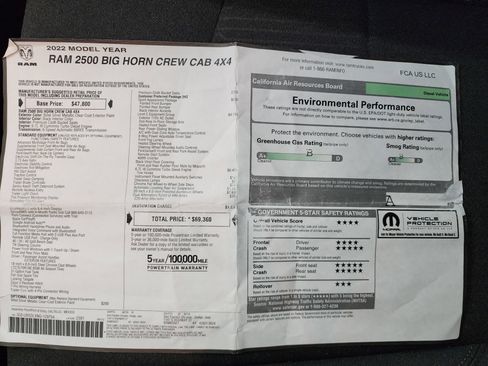 Used 2022 RAM 2500 Big Horn w/ Level C Equiment Group image 47