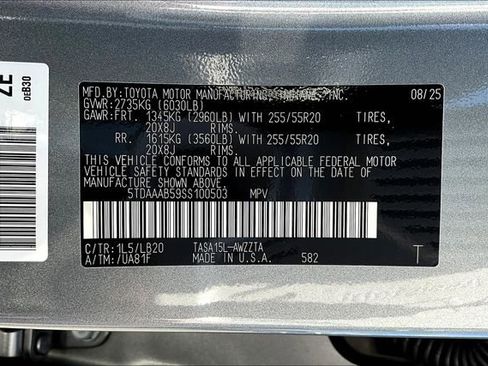 New 2025 Toyota Grand Highlander AWD image 10