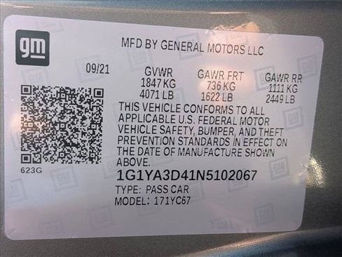 Used 2022 Chevrolet Corvette Stingray Convertible w/ 1LT RWD image 19
