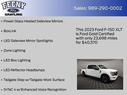 Used 2023 Ford F150 XLT w/ Equipment Group 302A High image 26