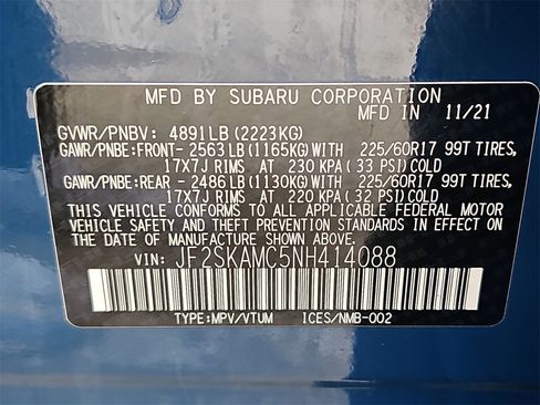 Certified 2022 Subaru Forester Wilderness image 38