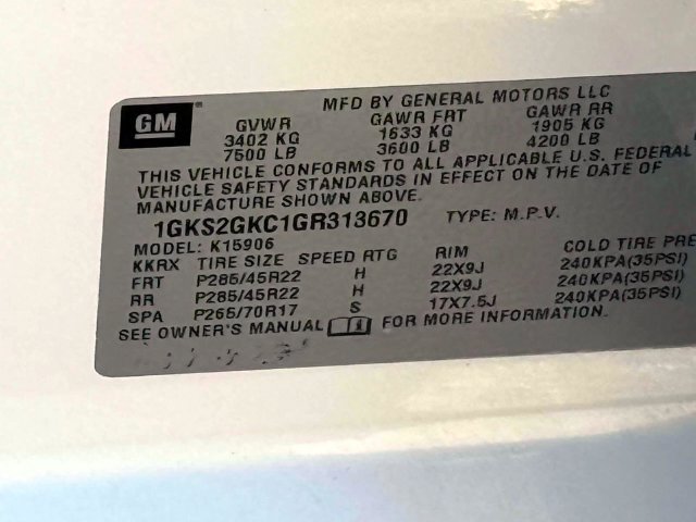 Used 2016 GMC Yukon XL SLT w/ Open Road Package AWD/4WD image 21