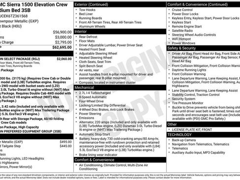 New 2026 GMC Sierra 1500 Elevation w/ Elevation Select Package AWD/4WD image 5