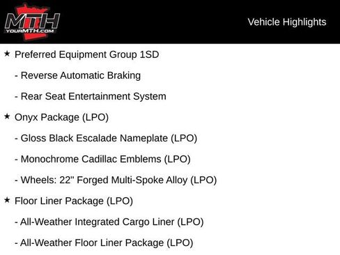 Used 2024 Cadillac Escalade V w/ LPO, ONYX Package AWD/4WD image 19