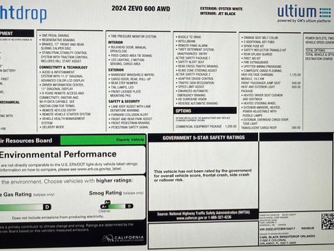 Used 2024 Chevrolet Brightdrop 600 w/ Battery Pack, Max Range AWD/4WD image 4