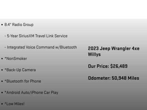Used 2023 Jeep Wrangler Unlimited w/ Cold Weather Group AWD/4WD image 36