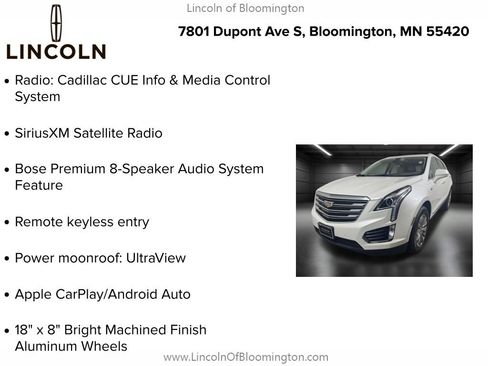 Used 2017 Cadillac XT5 Luxury w/ Driver Awareness Package AWD/4WD image 5