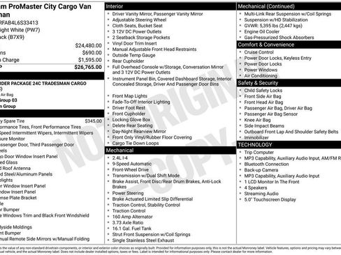 Used 2020 RAM ProMaster City Tradesman FWD image 2