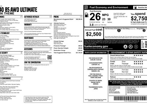 Used 2024 Volvo XC40 B5 Ultimate w/ Climate Package image 11